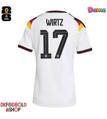 Tyskland Florian Wirtz #17 Hjemmebanetrøje Dame VM 2026 Kort ærmer